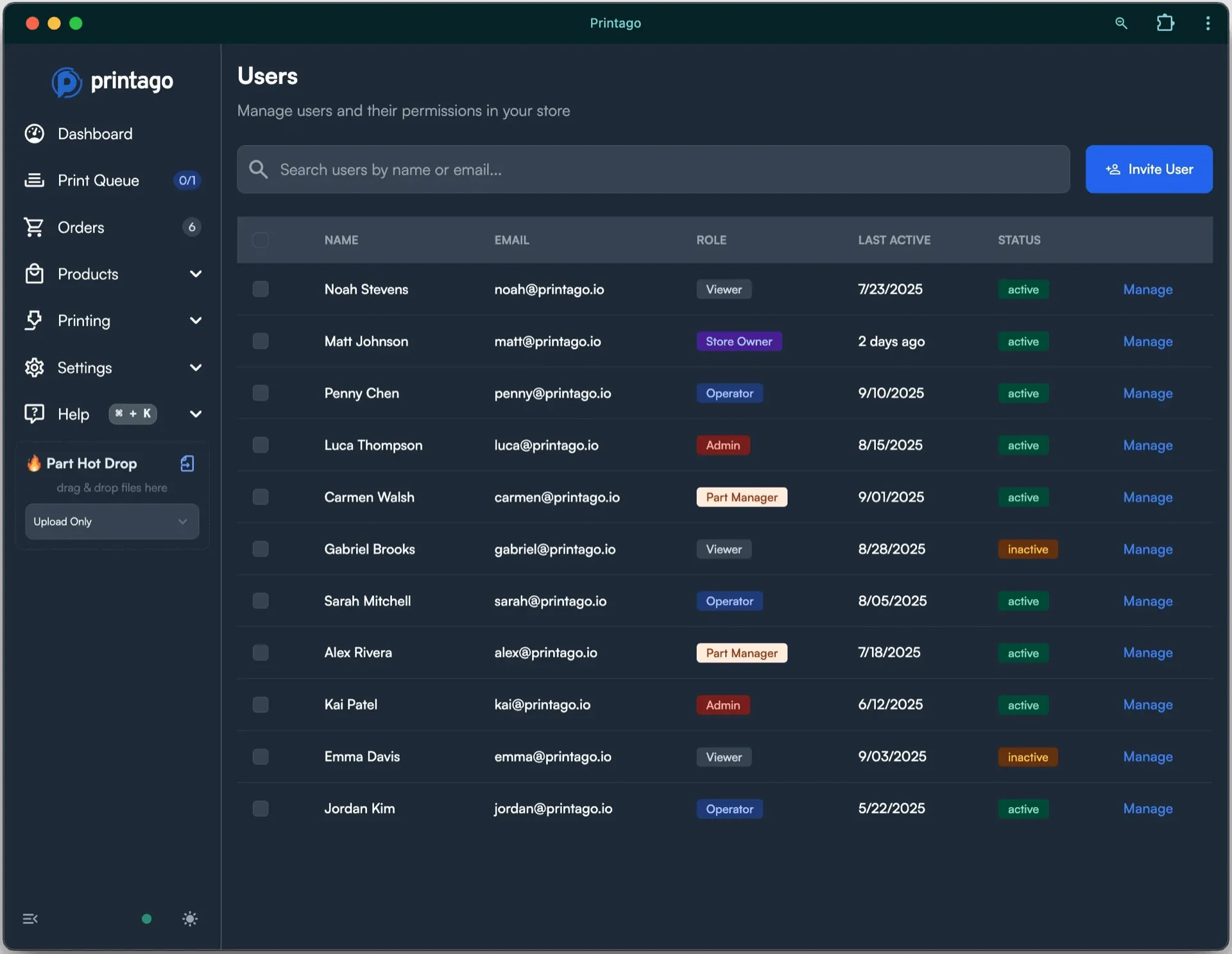 Safety monitoring dashboard